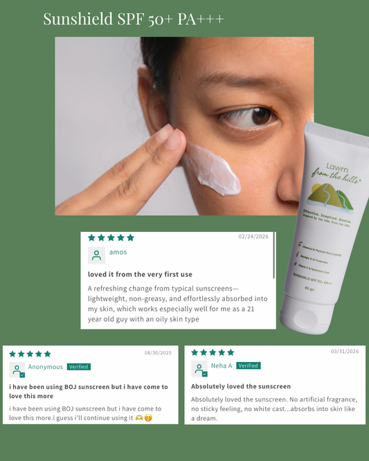 sun shield spf 50+ pa+++ sunscreen